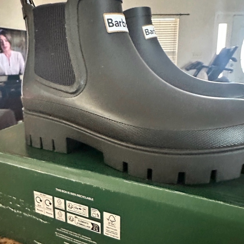 Barbour Black Ankle Boots